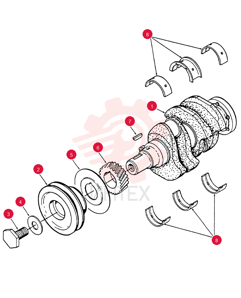 CRANKSHAFT 508023
