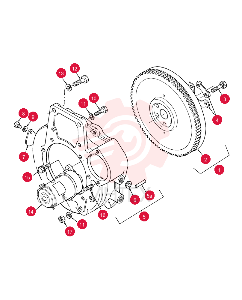ENGINE FLYWHEEL 503108