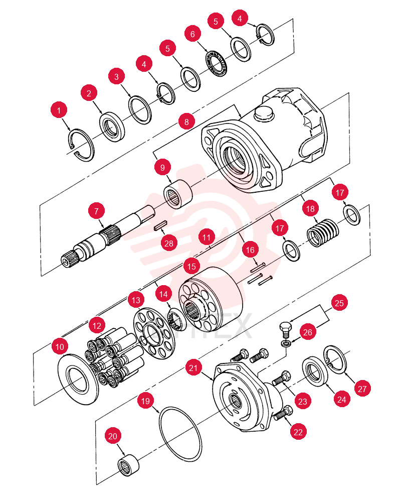 HYDRAULIC MOTOR 609046 (2)