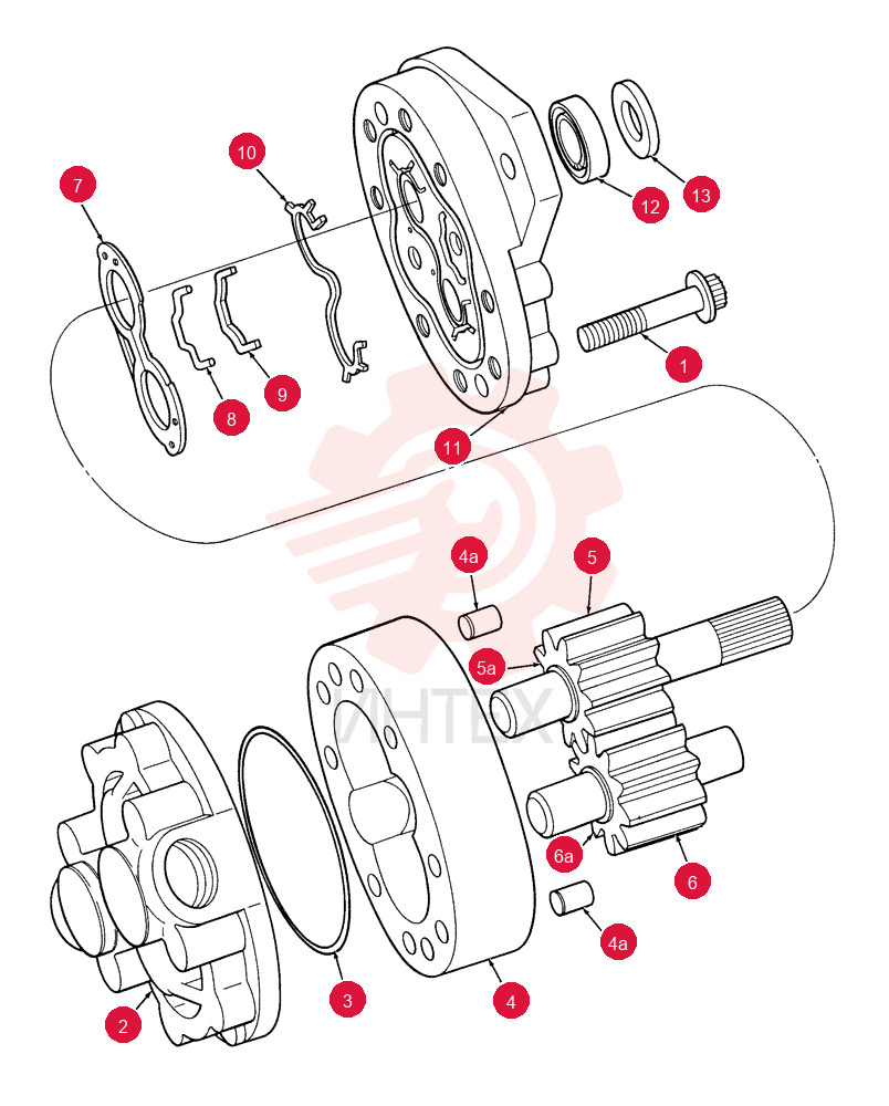 HYDRAULIC PUMP 690856 (1)