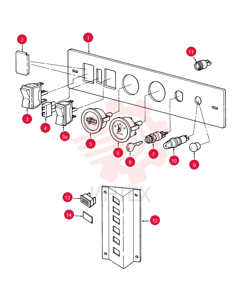 INSTRUMENT PANEL 609379