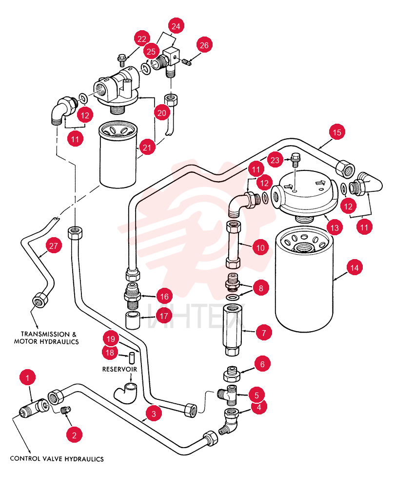 TEE,7/8"-14, 37º x 1/2"-14, NPTF Fem Br