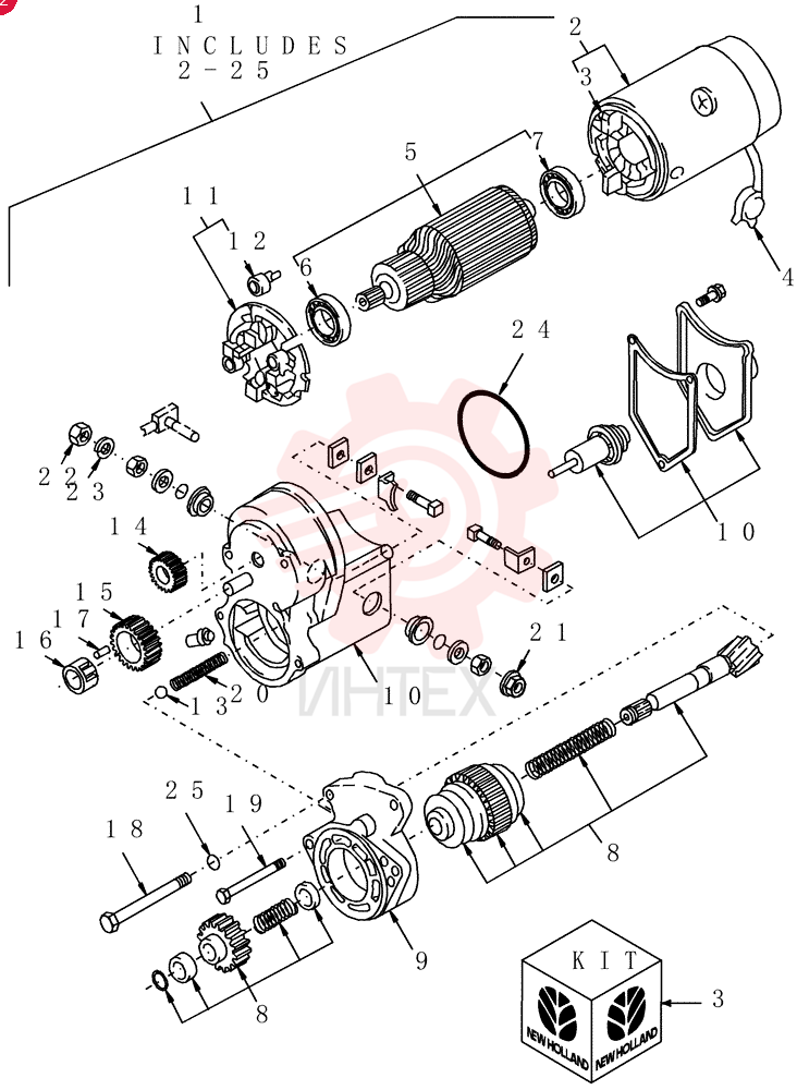 STARTER MOTOR SBA185086520