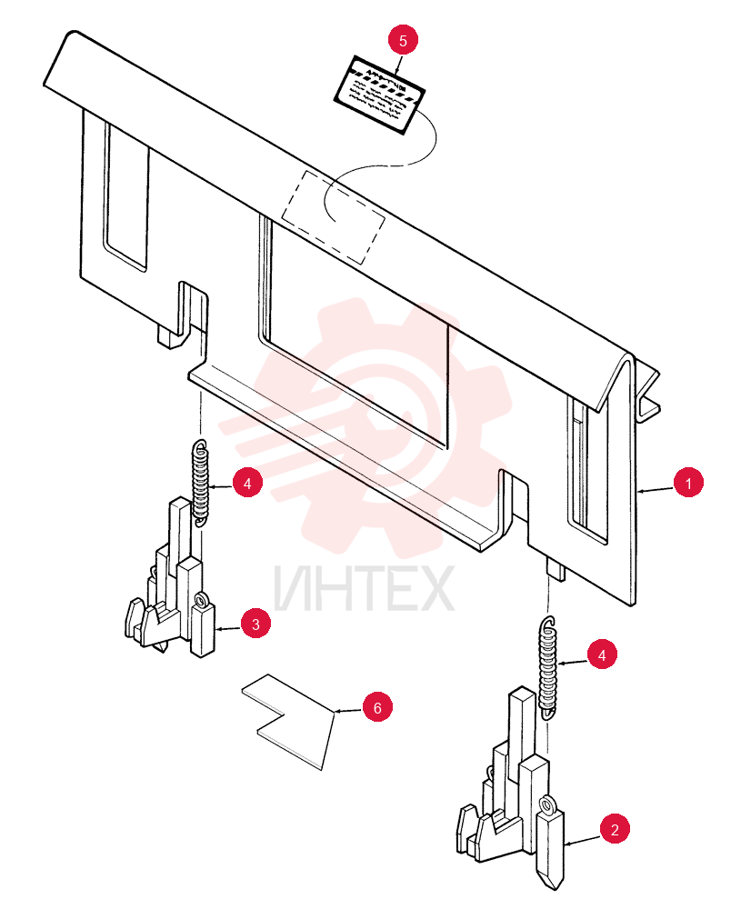MOUNTING PLATE 9802705
