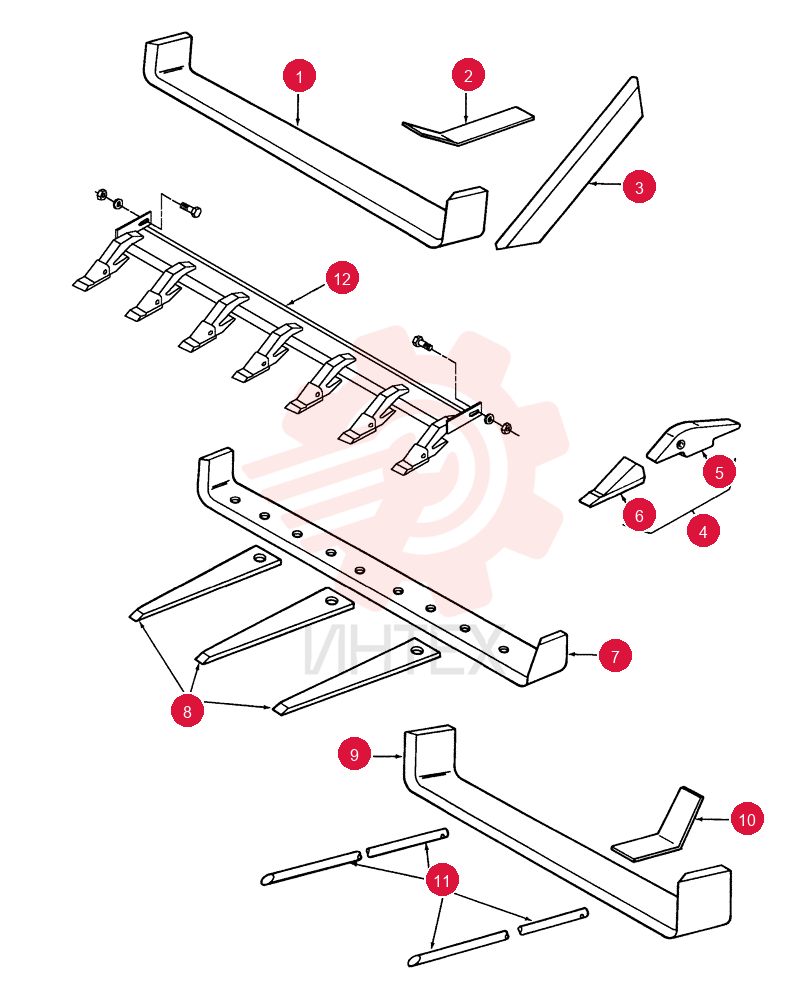 TILLAGE BLADE 198843