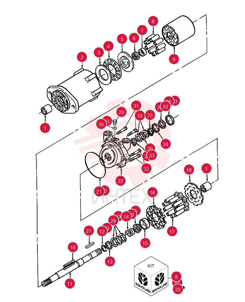 HYDRAULIC MOTOR 771711