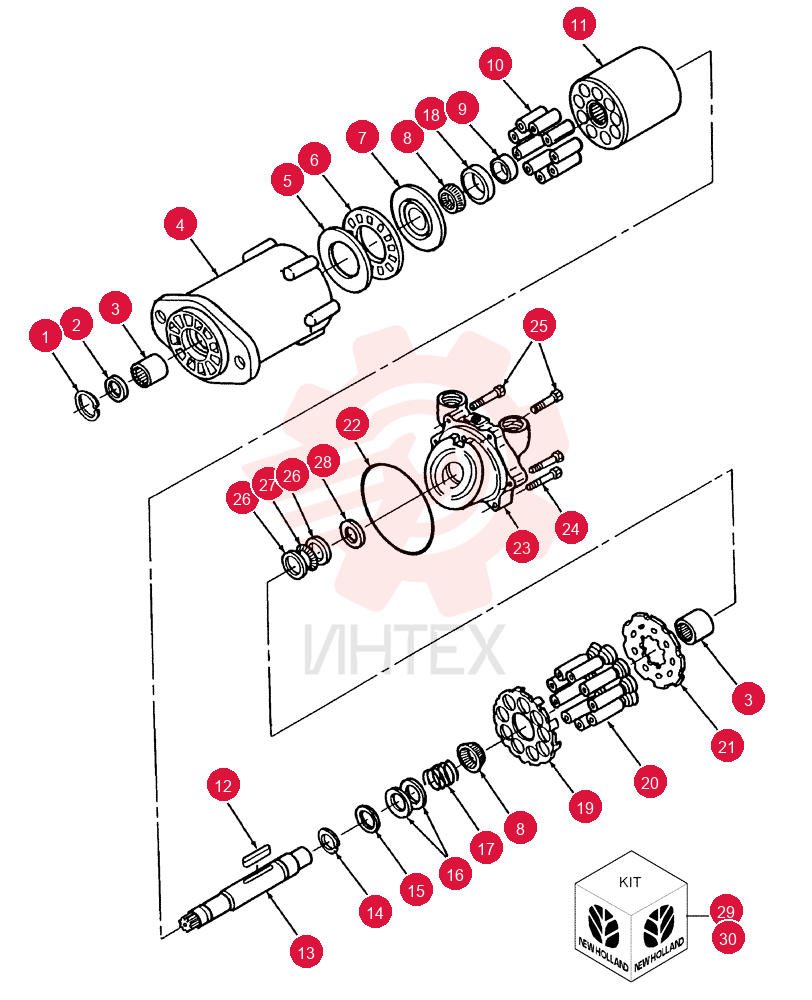 HYDRAULIC MOTOR 9842194