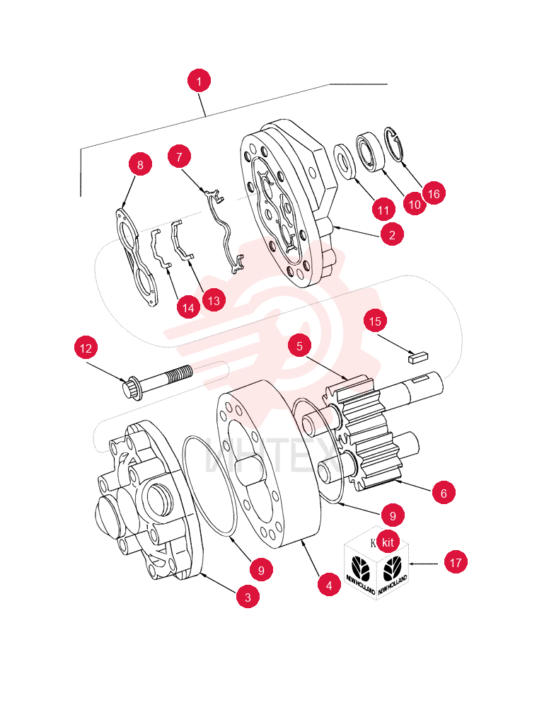 HYDRAULIC PUMP 86501406