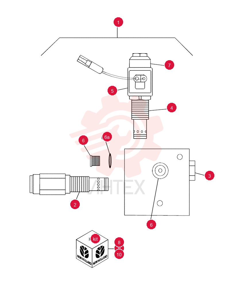 HYDRAULIC VALVE 86514162