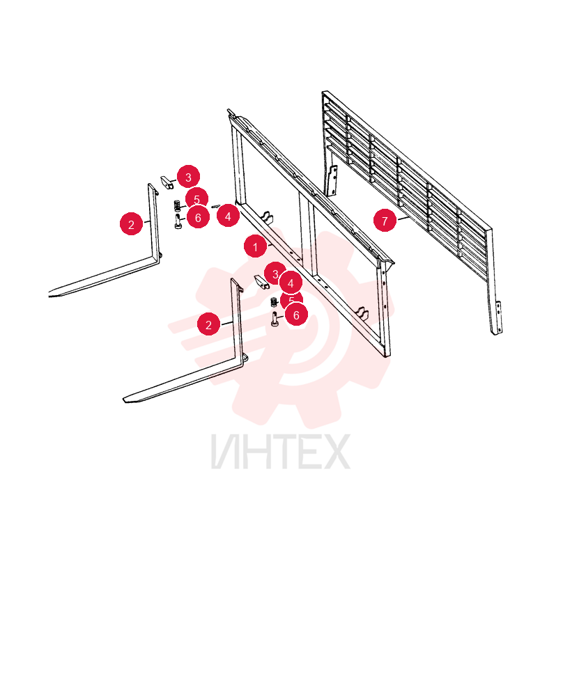 Bundle, Pallet Fork