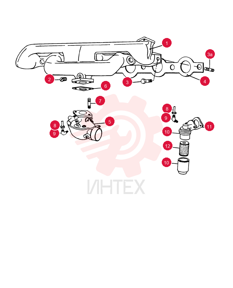 INLET MANIFOLD B9NN9425A