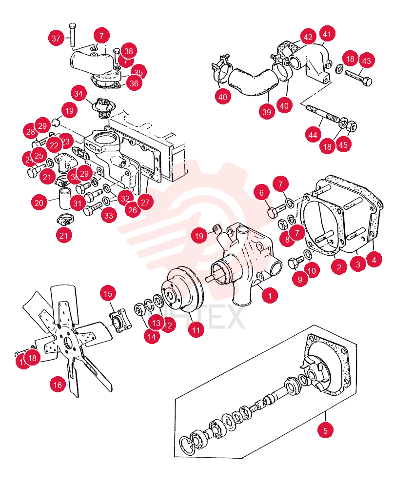 WATER PUMP 505453