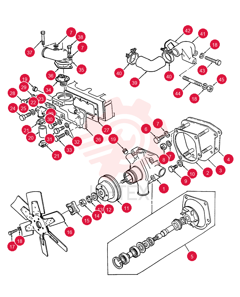 WATER PUMP 505453