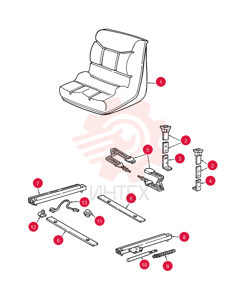 DRIVER SEAT 9601473
