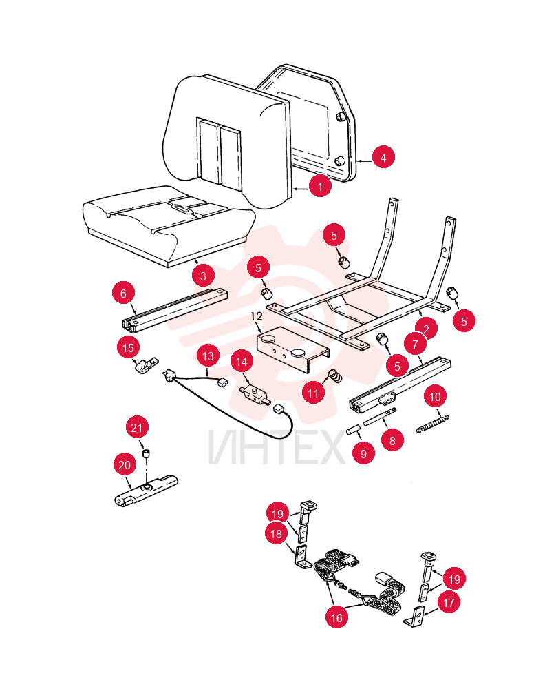 DRIVER SEAT 675344