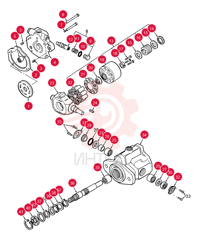 HYDRAULIC PUMP 697669