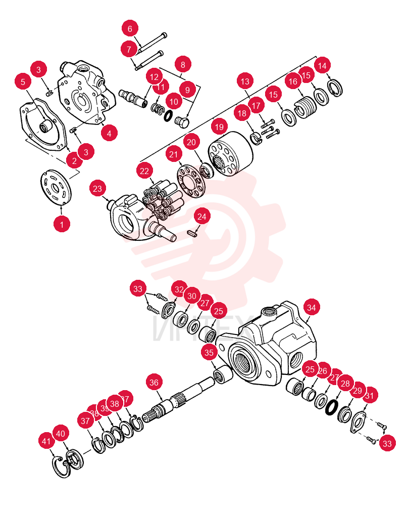 HYDRAULIC PUMP 697670