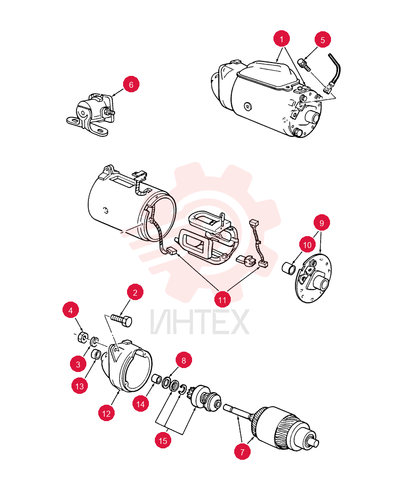 STARTER MOTOR 685977