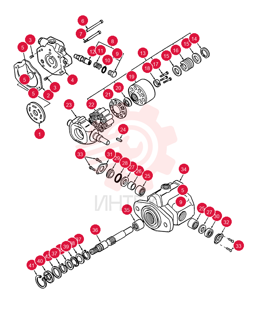 HYDRAULIC PUMP 697669