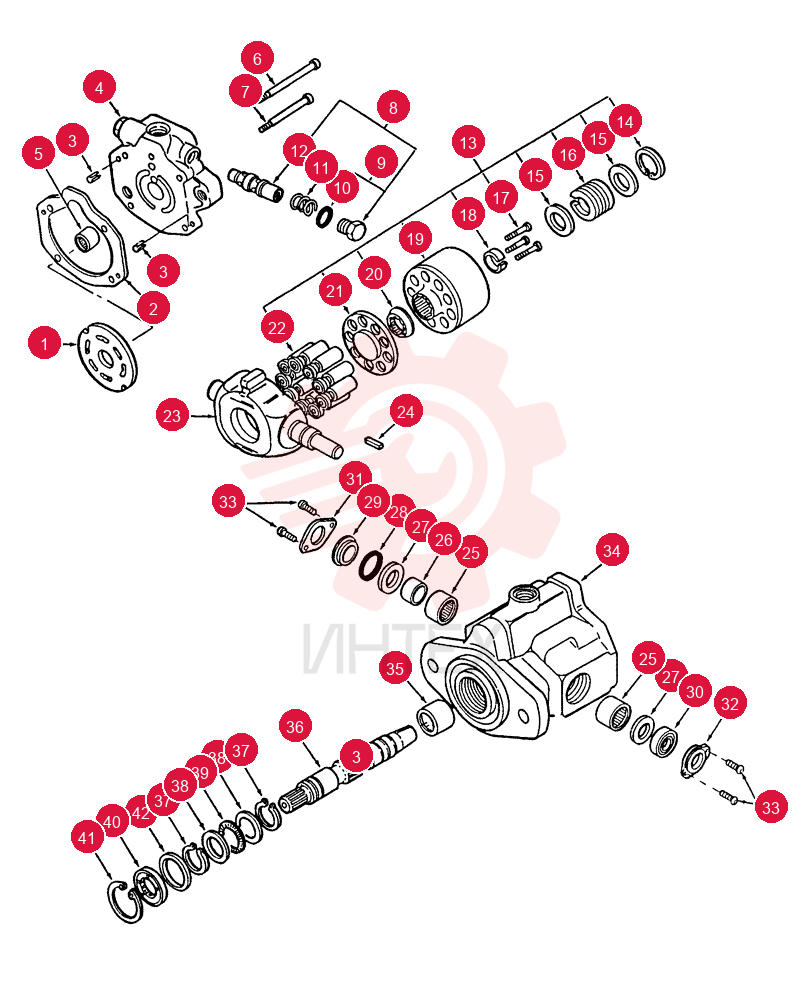 HYDRAULIC PUMP 9621254