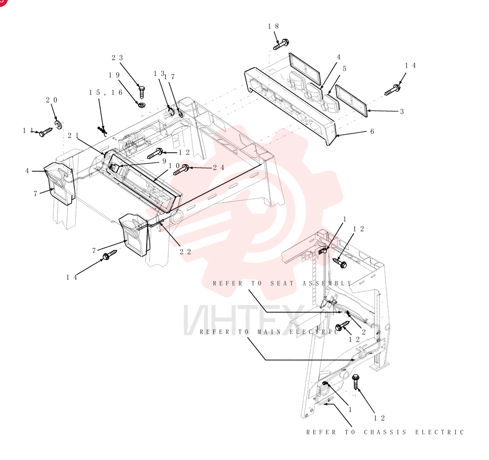 CLAMP,19mm ID, 8.7mm Bolt Hole, P Type