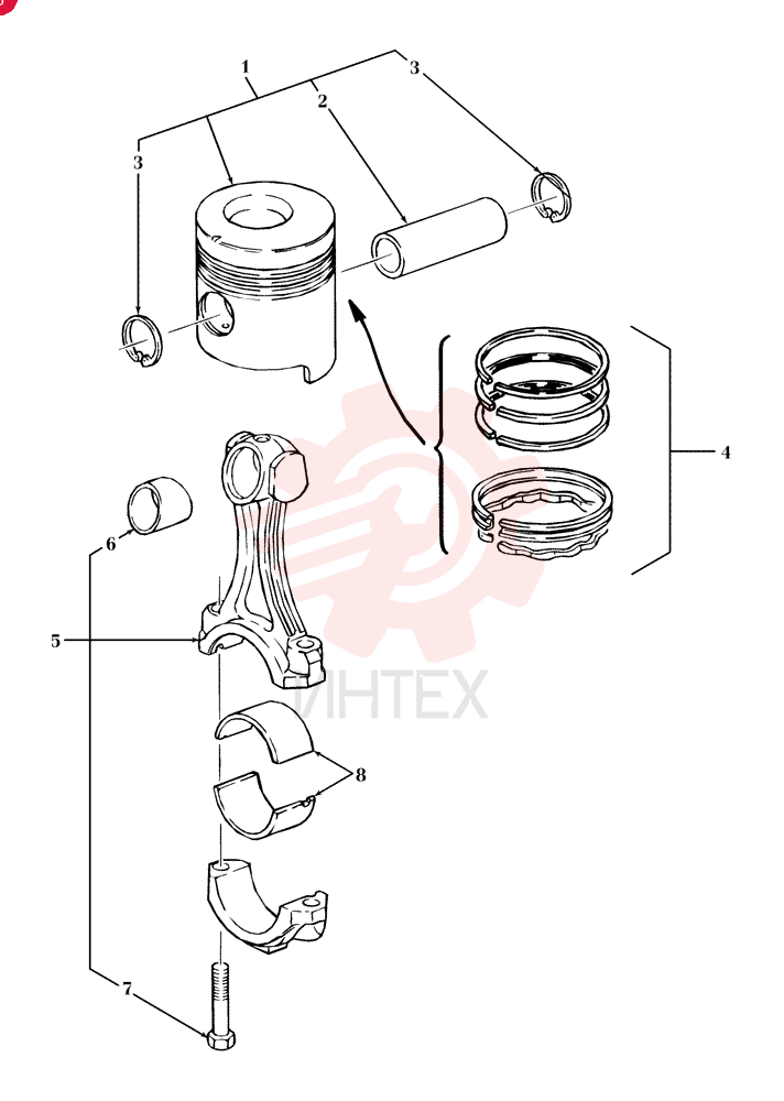 PISTON 87800996
