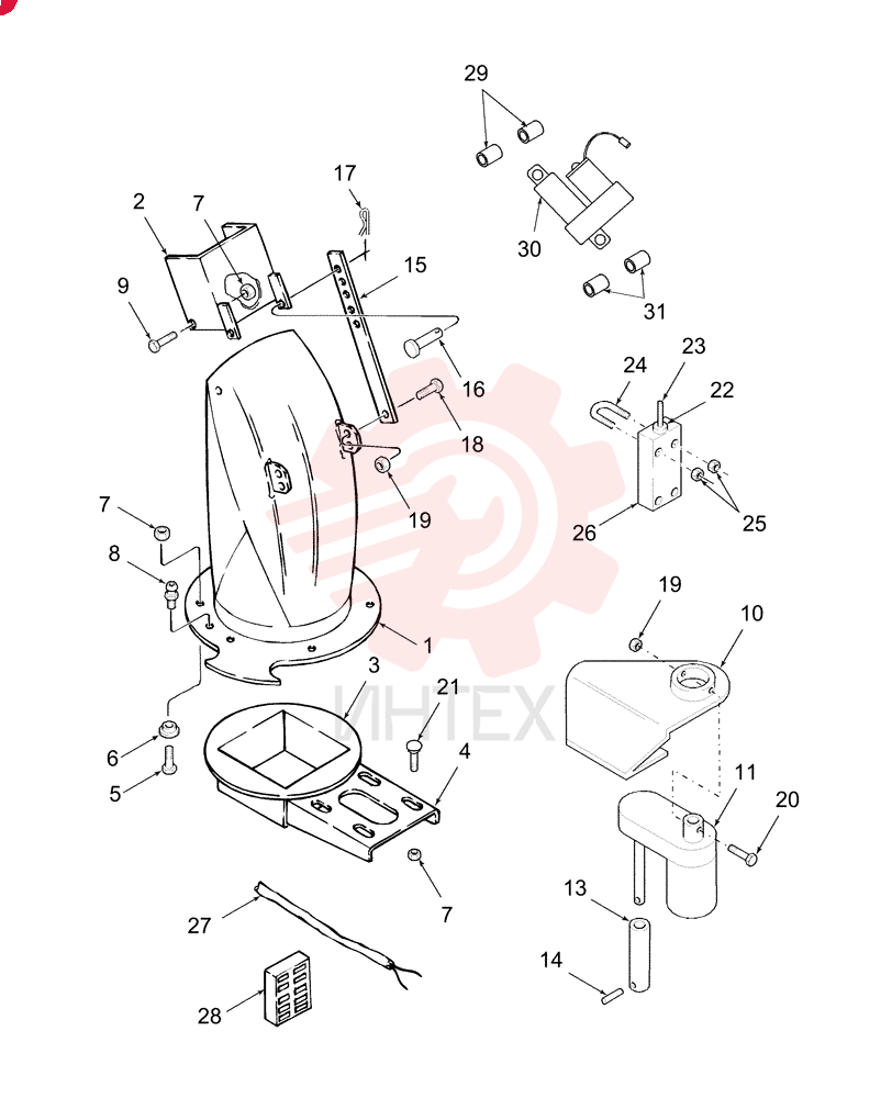 SPOUT LF8242