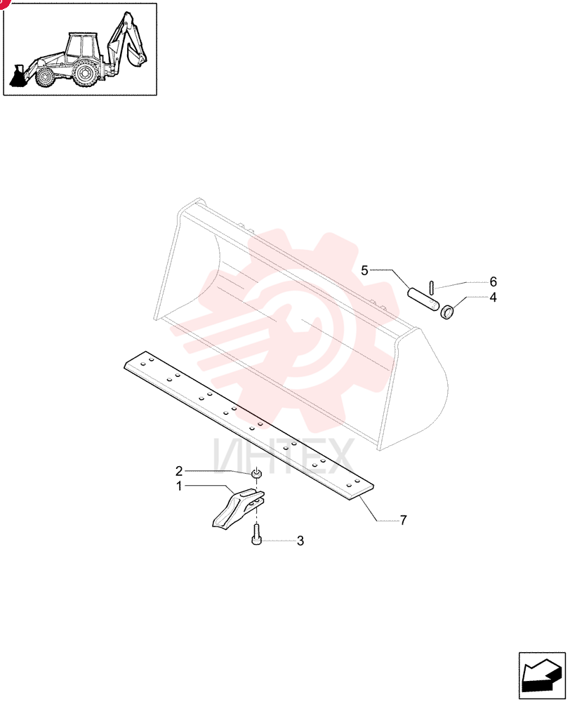 BUCKET TOOTH SHANK 85811440 (8)
