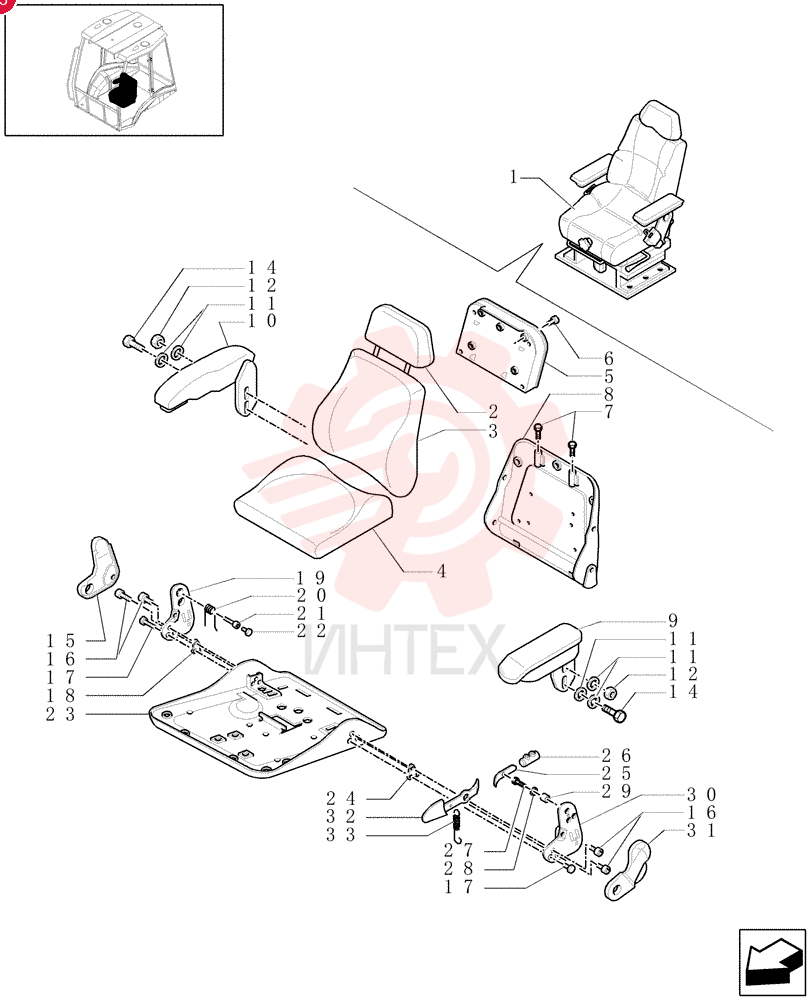 DRIVER SEAT 85826267 (4)