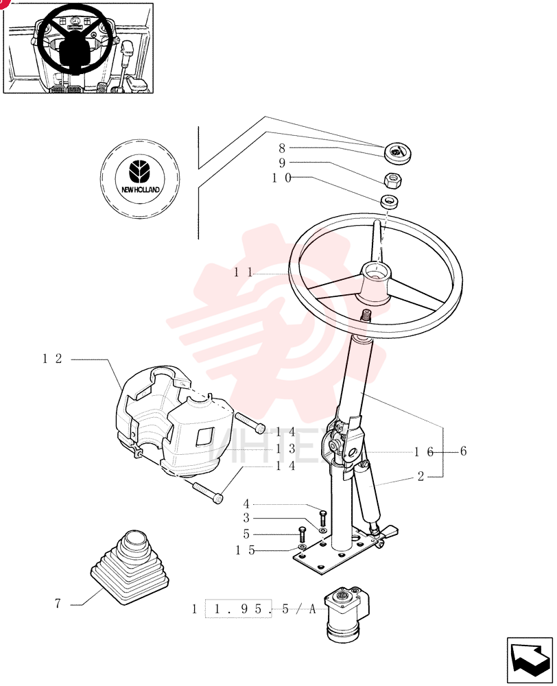 HYDRAULIC STEERING 85805624 (2)