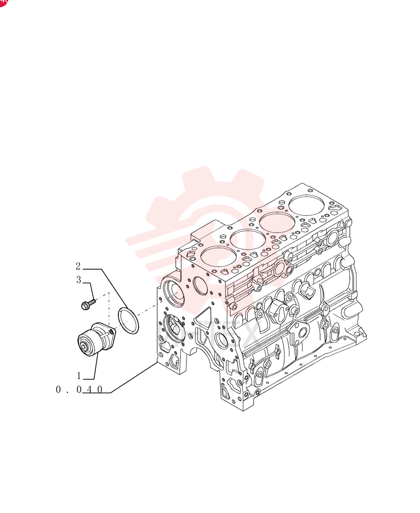 WATER PUMP 4891252