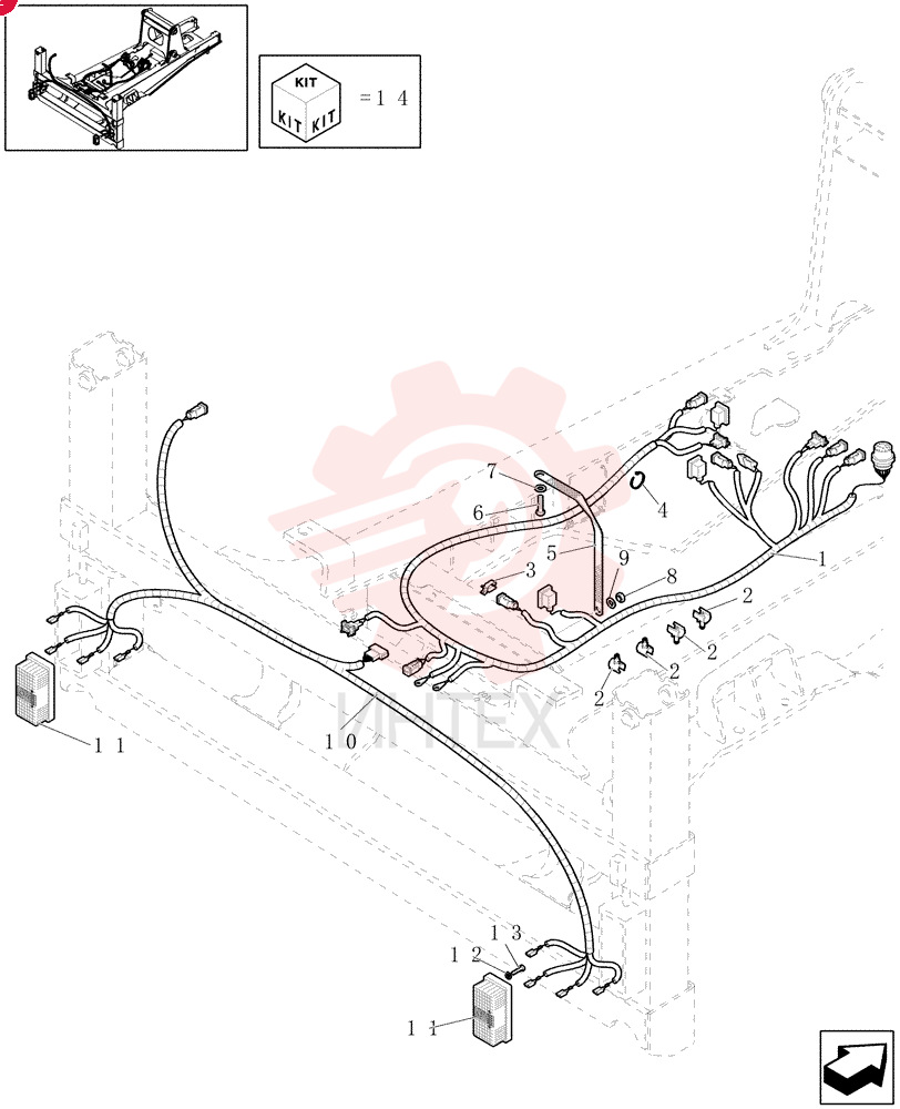 WIRE HARNESS 87406404 (1)