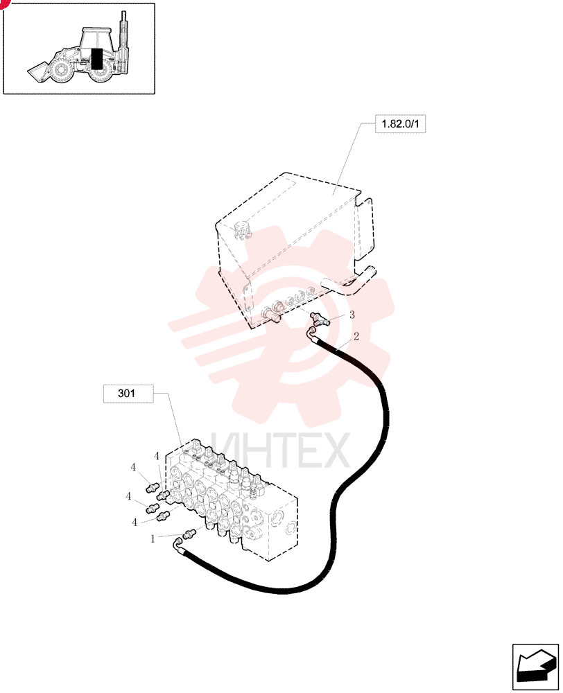 FITTING,9/16"-18 ORFS x 9/16"-18 ORB