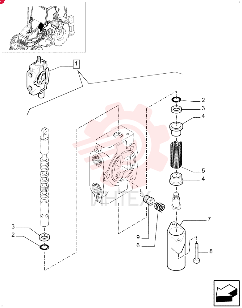 HYD VALVE SECTION