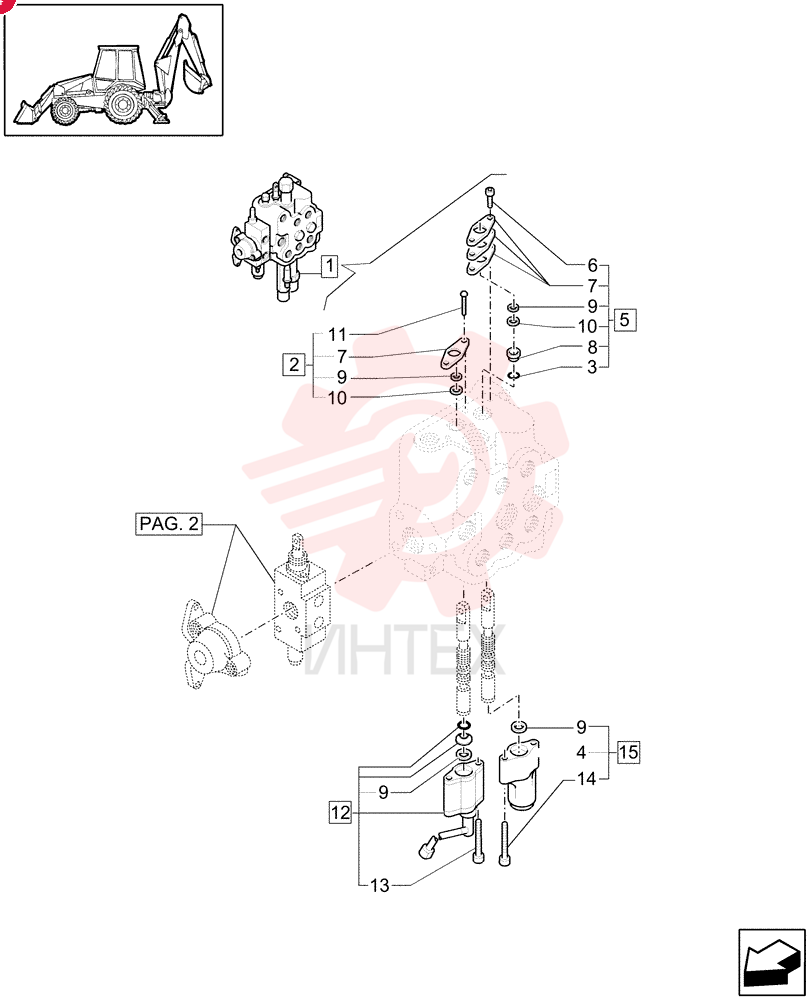 HYD VALVE SECTION