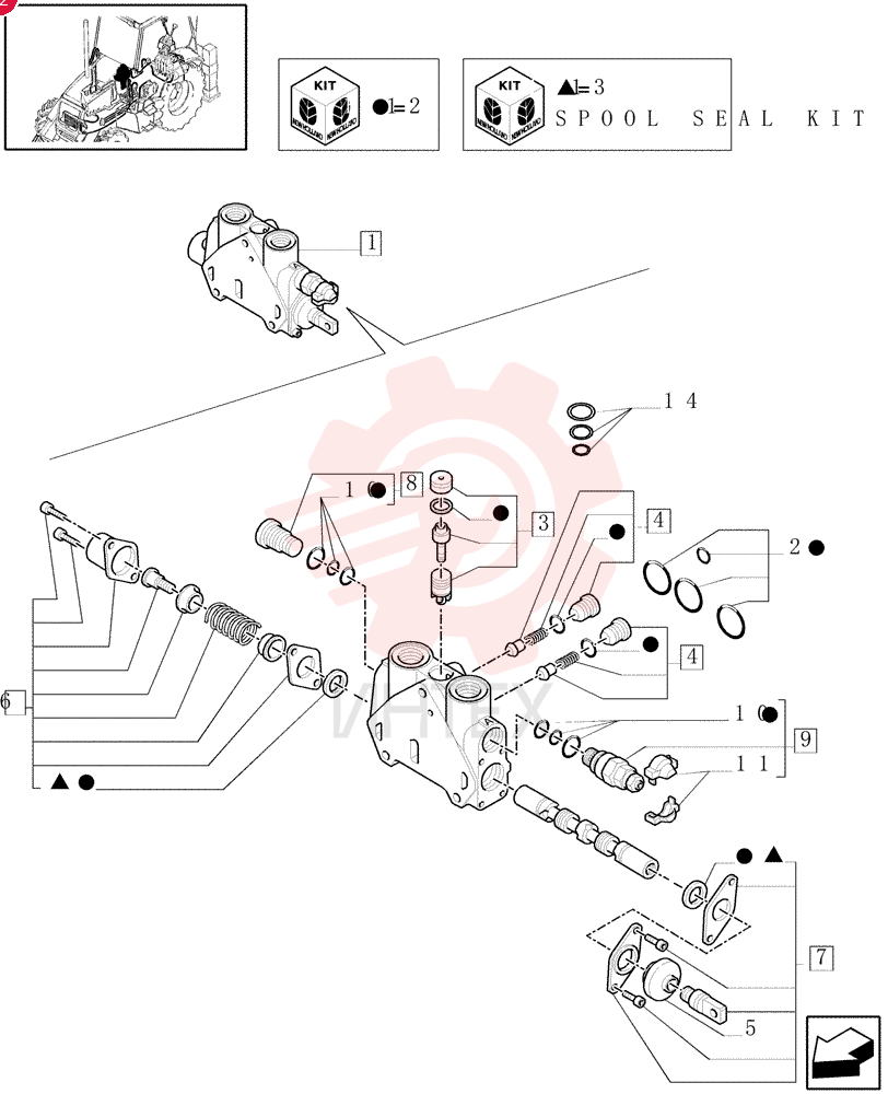 HYD VALVE SECTION