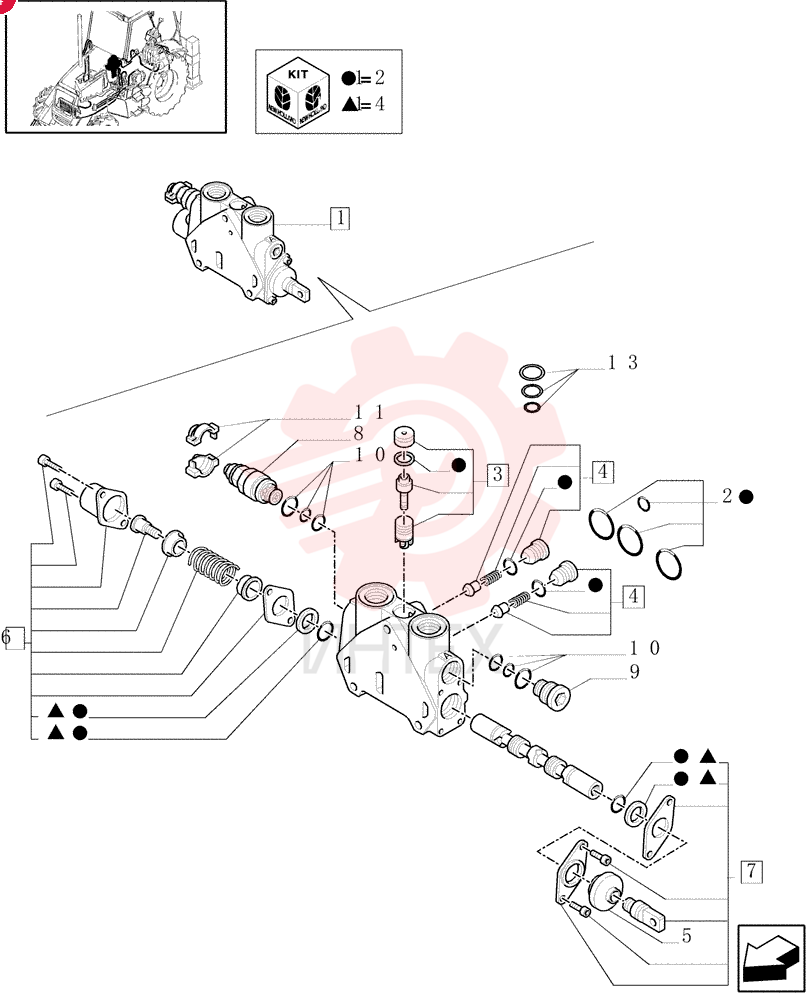 HYD VALVE SECTION