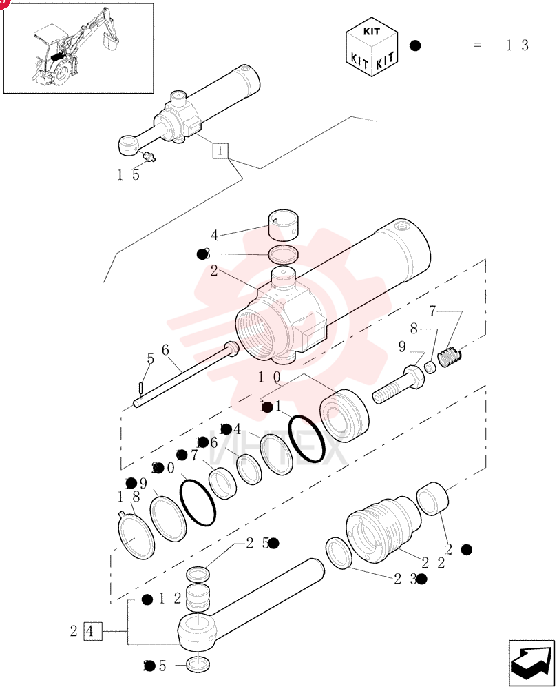 OPERATING CYLINDER 85800360