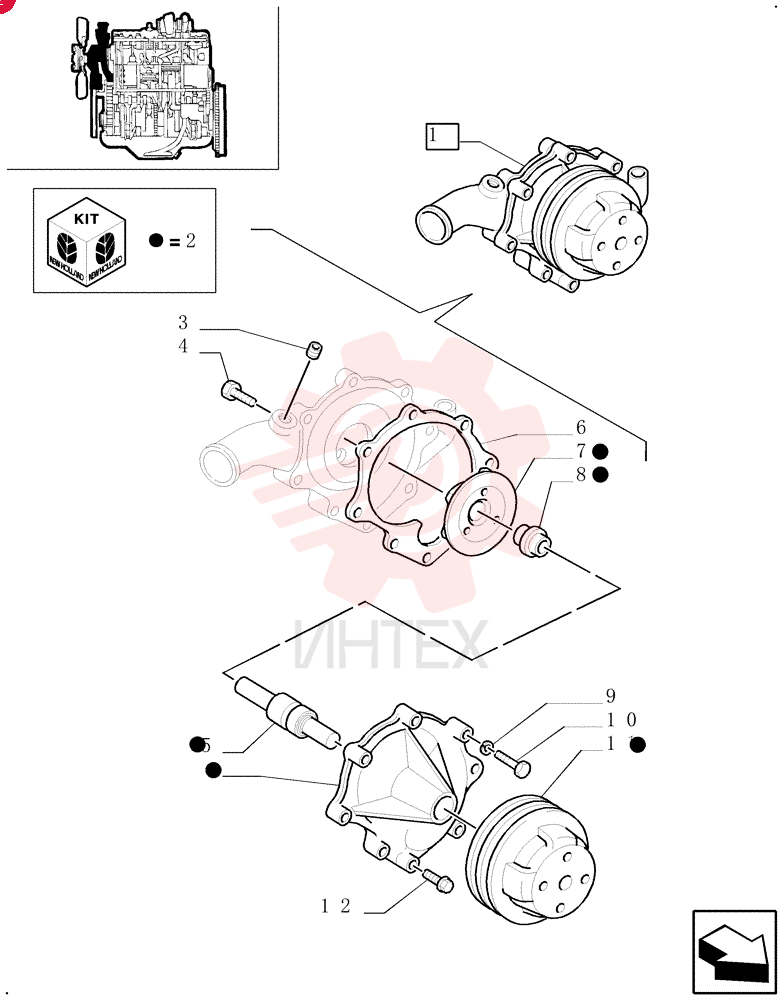 WATER PUMP 87800118 (1)
