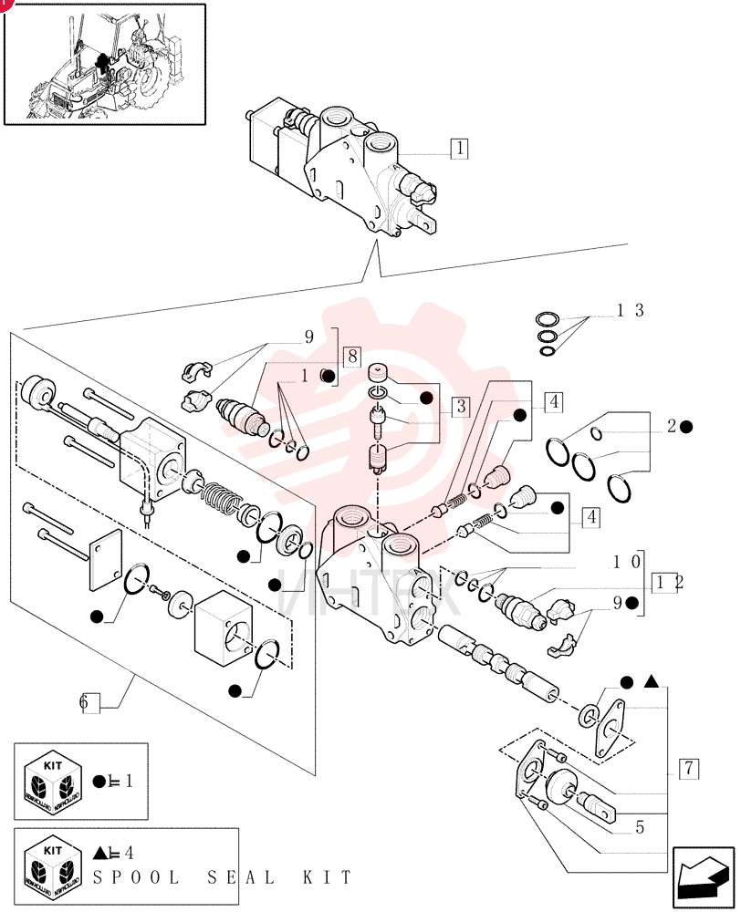 HYD VALVE SECTION