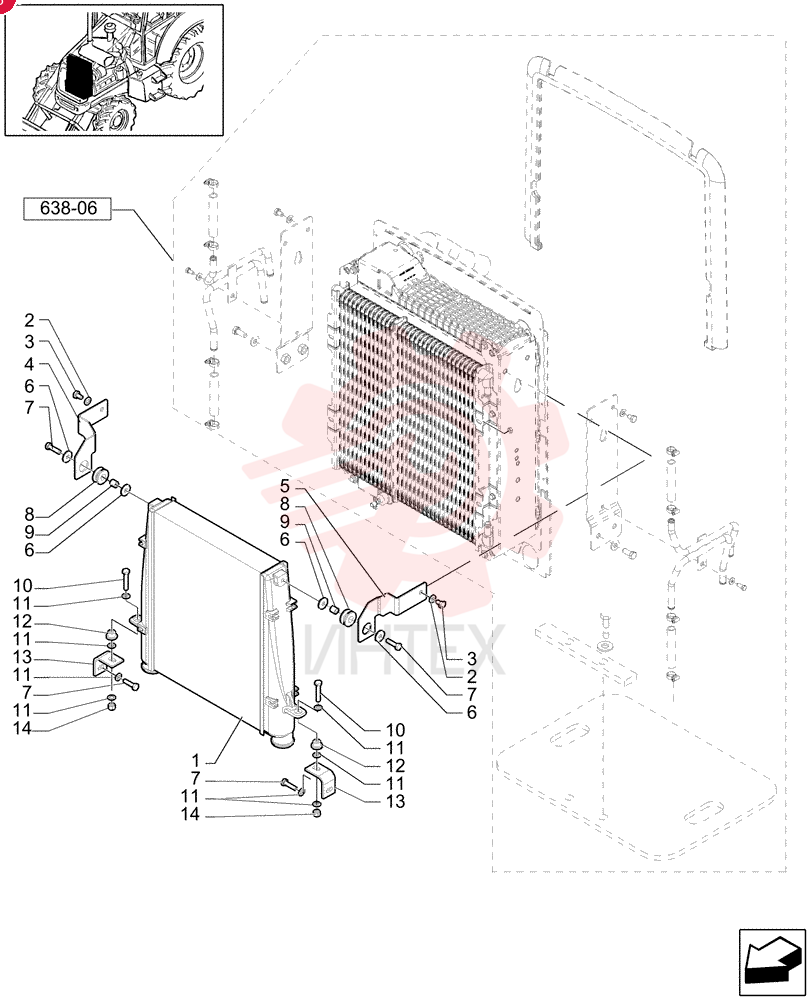 AFTERCOOLER 87410100