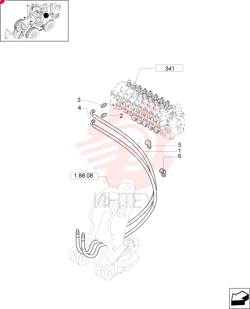 FLEXIBLE HOSE 85812192 (2)