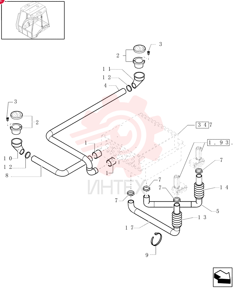 HOSE,47.00 mm ID x 52.00 mm 85819452 (2)
