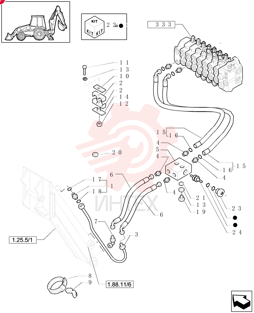 HYD CONNECTOR 390953S36