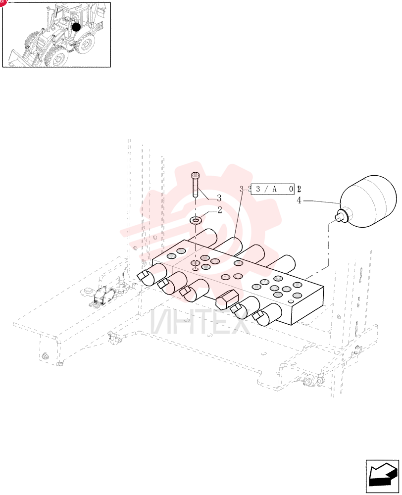 HYDRAULIC VALVE 85827471