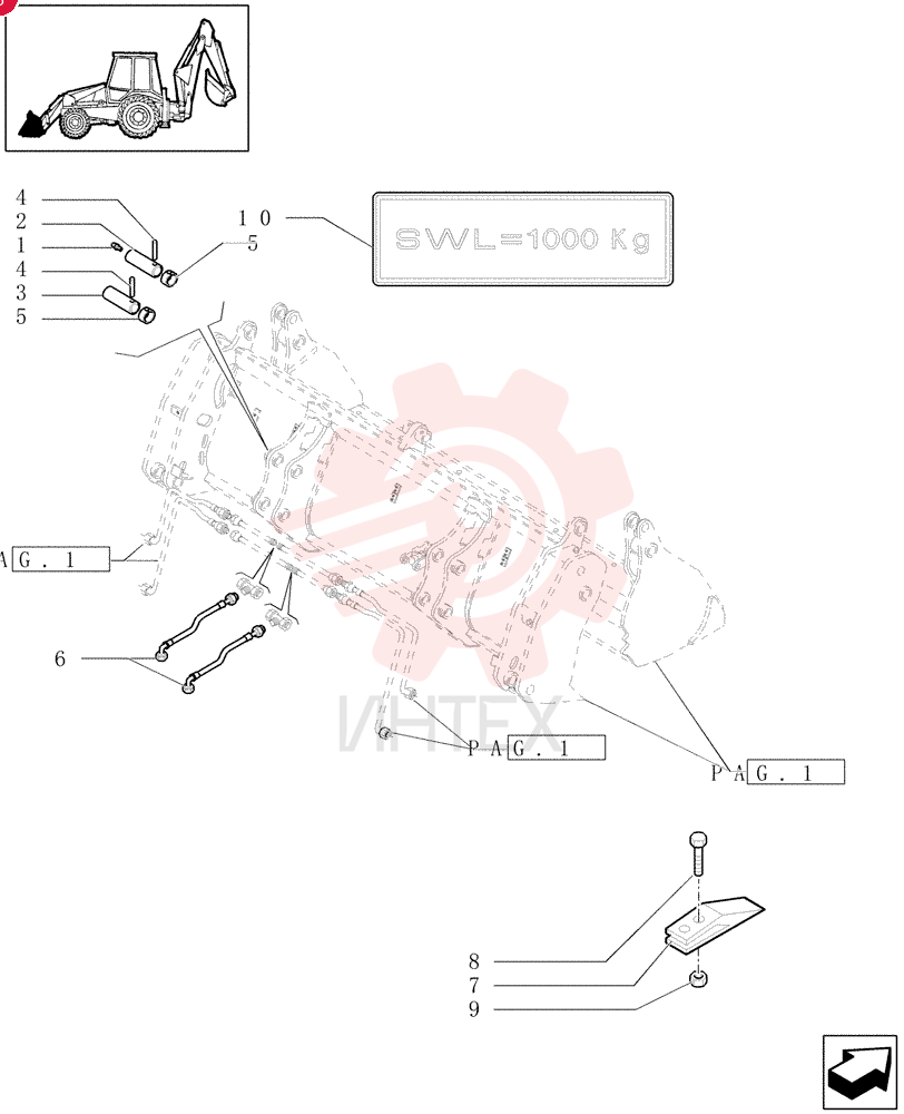 LUBE NIPPLE,1/8"-27 X .66" lg 87901S8 (4)