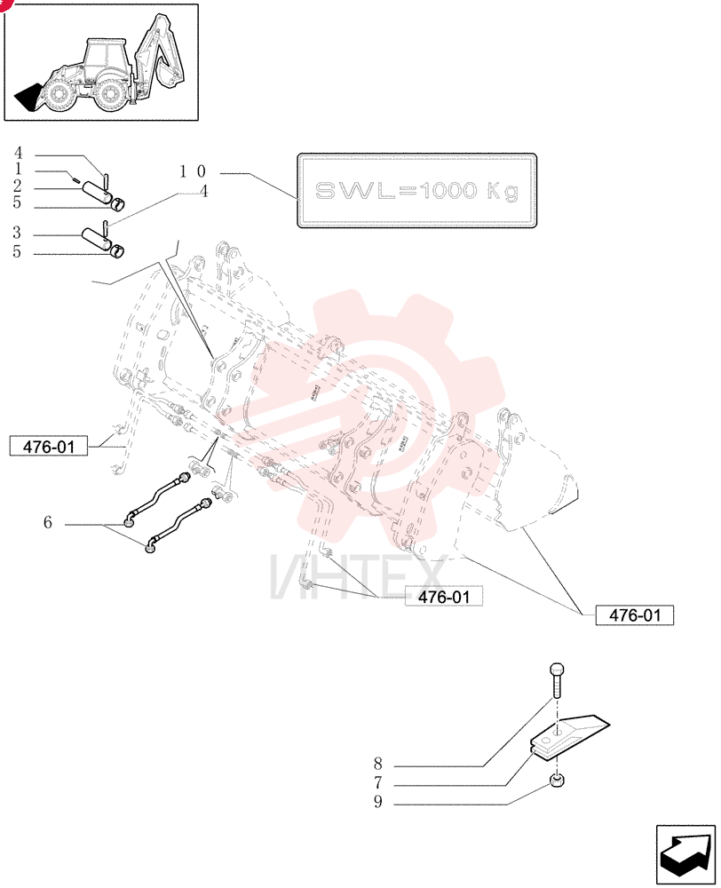 LUBE NIPPLE,1/8"-27 X .66" lg 87901S8 (8)