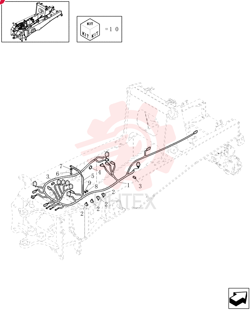WIRE HARNESS 87406407 (2)