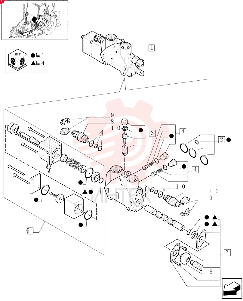 HYD VALVE SECTION