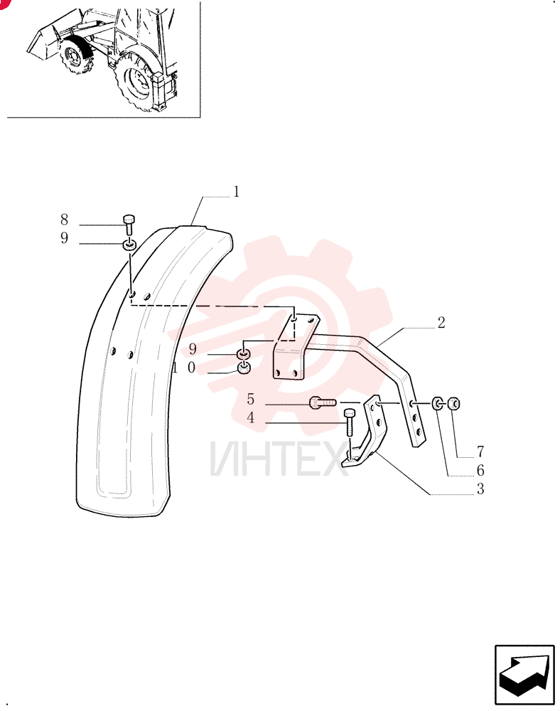 FRONT FENDER 85806173